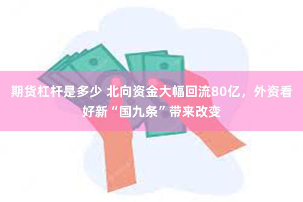 期货杠杆是多少 北向资金大幅回流80亿，外资看好新“国九条”带来改变