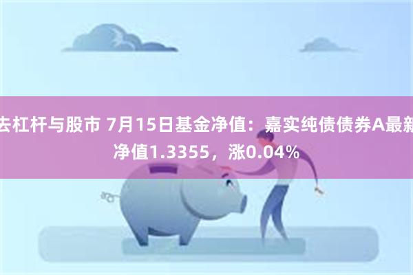 去杠杆与股市 7月15日基金净值：嘉实纯债债券A最新净值1.3355，涨0.04%