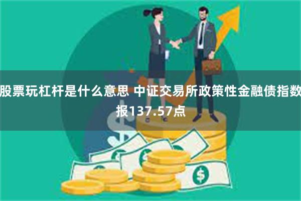 股票玩杠杆是什么意思 中证交易所政策性金融债指数报137.57点