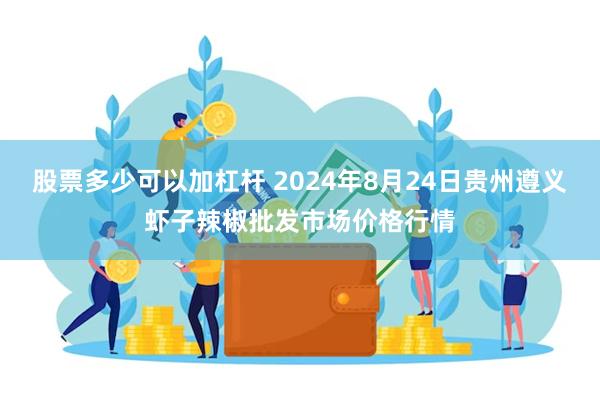 股票多少可以加杠杆 2024年8月24日贵州遵义虾子辣椒批发市场价格行情