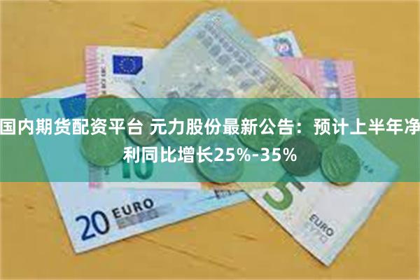 国内期货配资平台 元力股份最新公告：预计上半年净利同比增长25%-35%