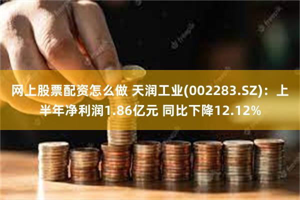 网上股票配资怎么做 天润工业(002283.SZ)：上半年净利润1.86亿元 同比下降12.12%