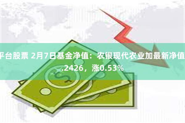 平台股票 2月7日基金净值：农银现代农业加最新净值1.2426，涨0.53%